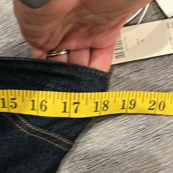 Anthropologie NWT Strapless Denim Corset Jumpsuit - 8 (runs small) - Picture 12 of 15